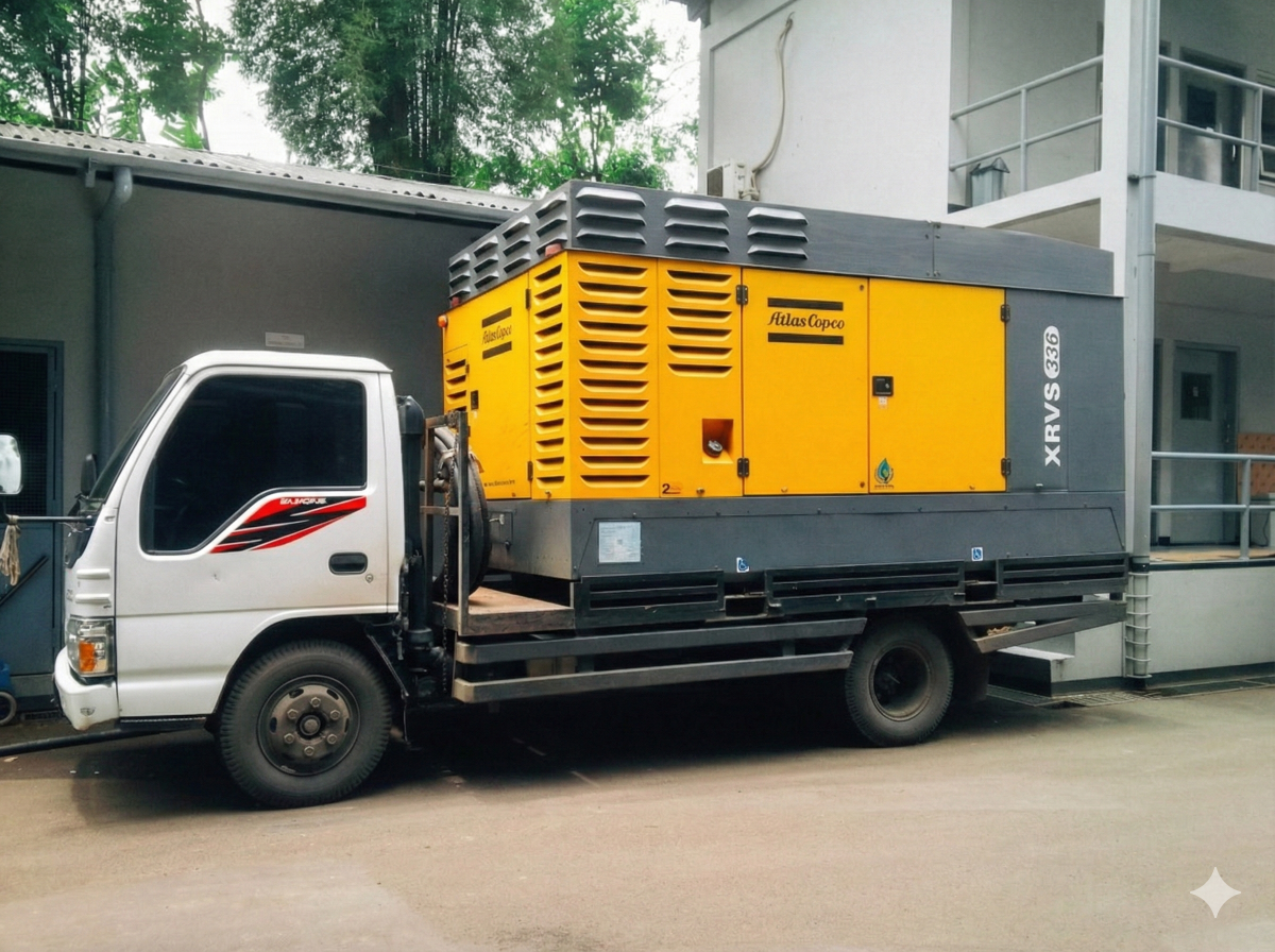 Air Compressor Atlas Copco XRVS 366